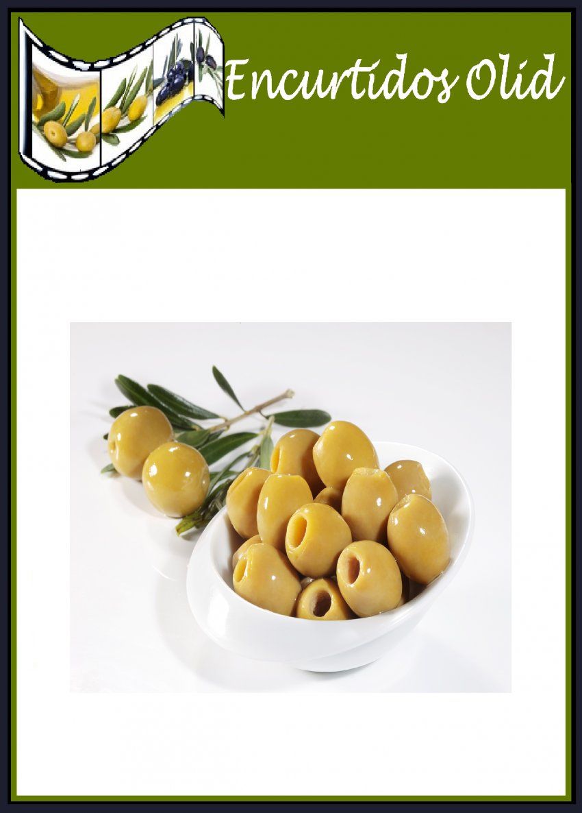 Aceituna deshuesada sabor anchoa